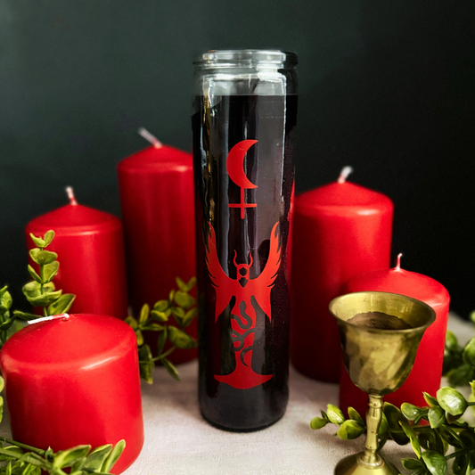 Lilith Candle | Deity Candle | Midnight Black Lilith Candle