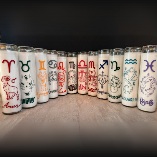 All 12 Zodiac Sign Candle Bundle – Astrology Candle Collection