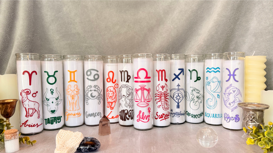 All 12 Zodiac Sign Candle Bundle – Astrology Candle Collection